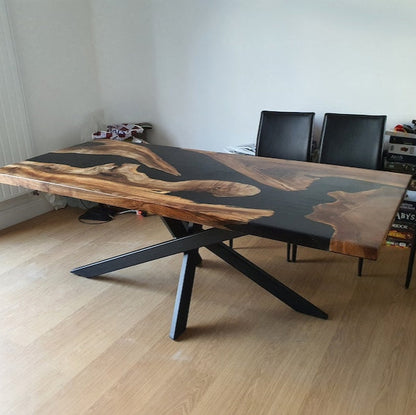 Table, epoxy table, river table.
