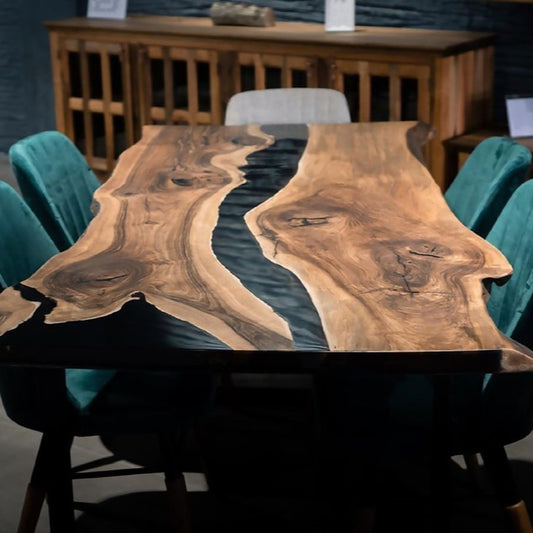 Epoxy Table, Custom Dining Table, Dining Room Table